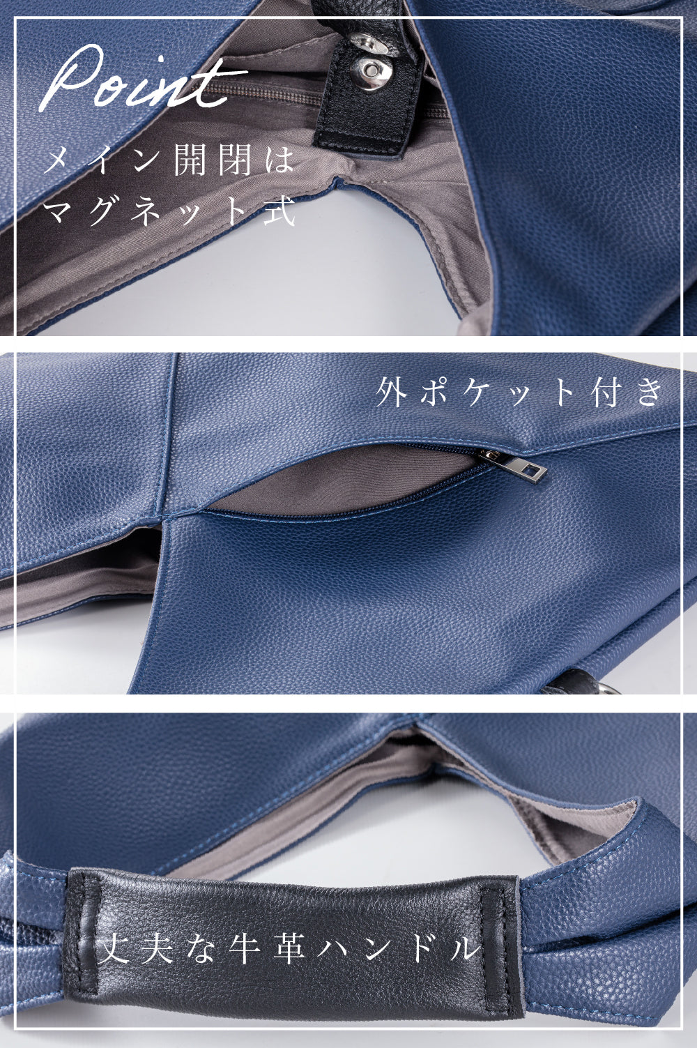 QUAY キー 三角バッグポーチ付き インナーバッグ付き イマイバッグ 11097