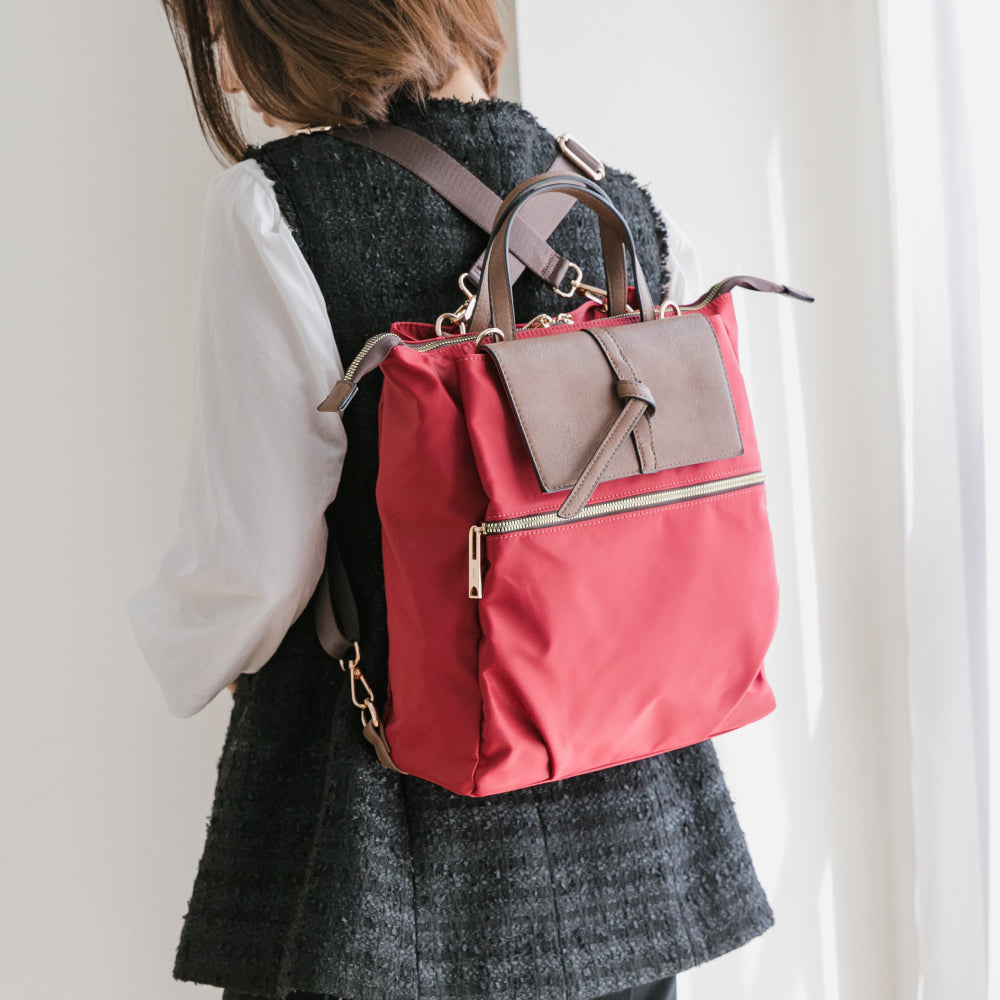 QUAY 3way はっ水ナイロンリュック 99385 イマイバッグ