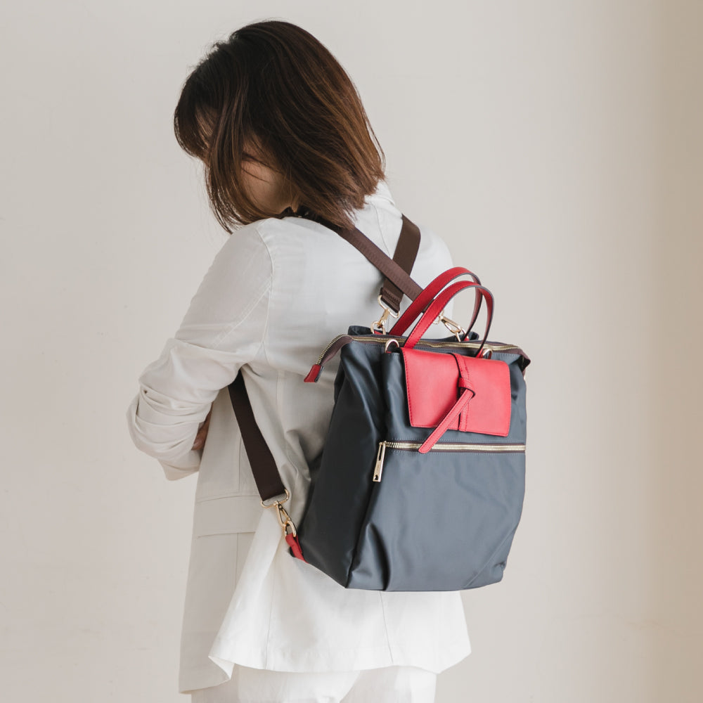 QUAY 3way はっ水ナイロンリュック 99385 イマイバッグ