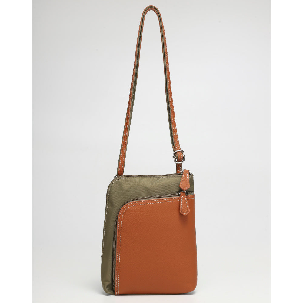 【QUAY】はっ水ナイロンポシェット 牛革部分使い ショルダーバッグ ナイロンポーチ 99490