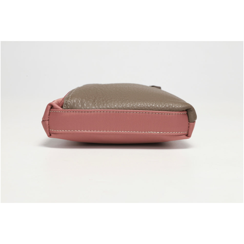 【QUAY】はっ水ナイロンポシェット 牛革部分使い ショルダーバッグ ナイロンポーチ 99490