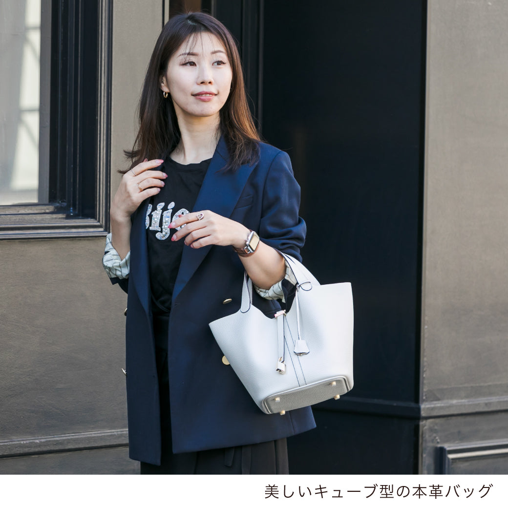 【特典スカーフ付き】 ◆シルバー金具◆ RENNES レンヌ キューブバッグ Mサイズ マイピコタンイ 99401