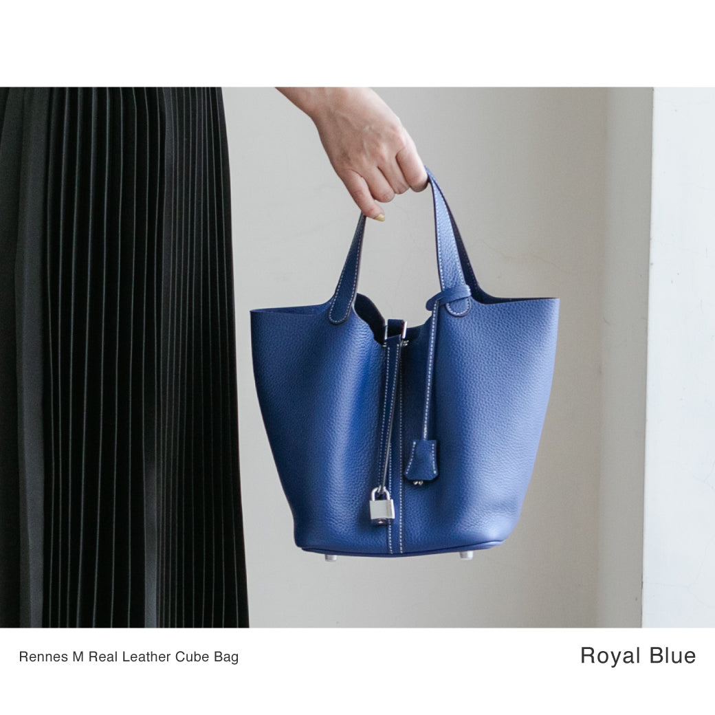 【特典スカーフ付き】 ◆シルバー金具◆ RENNES レンヌ キューブバッグ Mサイズ マイピコタンイ 99401