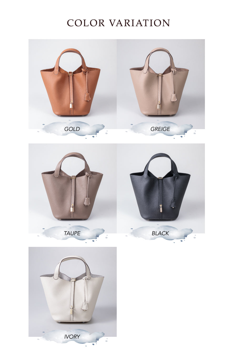 【ゴールド金具ver】 上質 本革 レンヌ 本革キューブ型バッグ マイピコタンイ ロックナピコタンナ Mサイズ PM MM GM バケツ型バッグ イマイバッグ 人気 母の日 キューブバッグ カワイイ おしゃれ 【公式限定特典付き】 rennes-m2