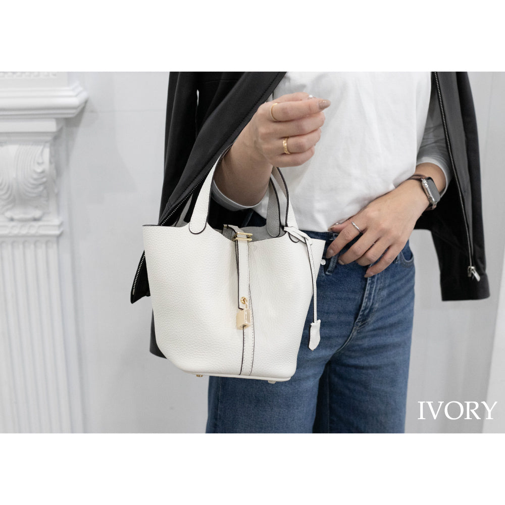 【ゴールド金具ver】 レンヌ キューブ型 上質 本革 マイピコタンイ ロックナピコタンナ Sサイズ PM MM GM バケツ型バッグ 高級 イマイバッグ 母の日 人気 キューブバッグ かわいい オシャレ 【公式限定特典付き】 rennes-s2