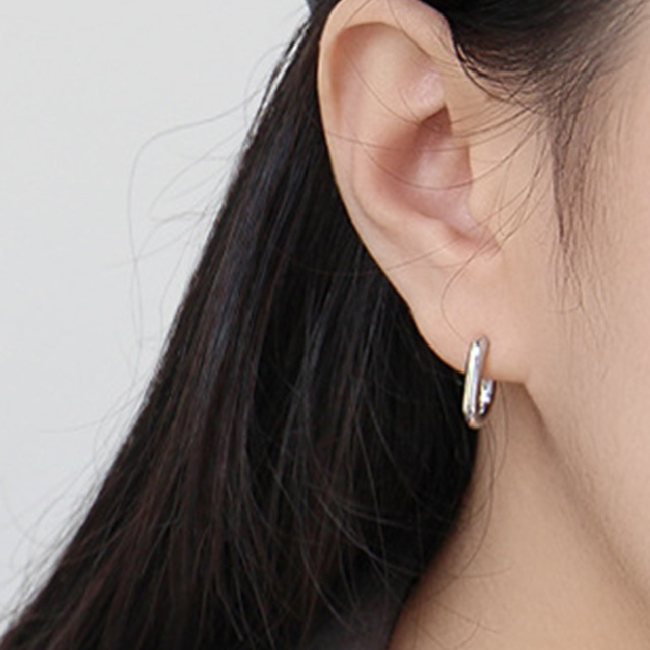【La Closet】スクエアピアス SILVER925製 シンプル ゴールド ピアス シルバーピアス 純銀 sv925