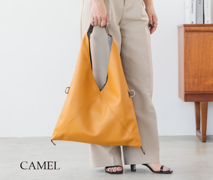 QUAY キー 三角バッグポーチ付き インナーバッグ付き イマイバッグ 11097