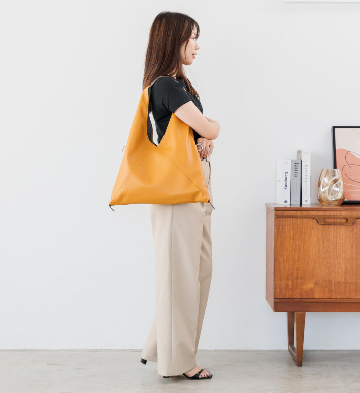 QUAY キー 三角バッグポーチ付き インナーバッグ付き イマイバッグ 11097