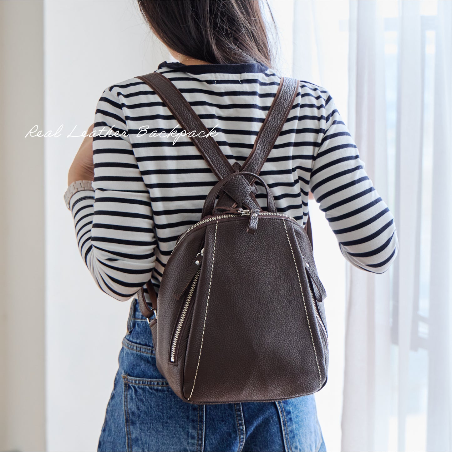 GENOVA ジェノバ 日本製 イタリアンレザー×ナイロンコンパクトリュック ミニバッグ マストロット レザー レディース バッグ バックパック 牛革 カジュアル 軽量 大人シンプル ギフト 贈り物 プレゼント イマイバッグ 母の日　人気　2858