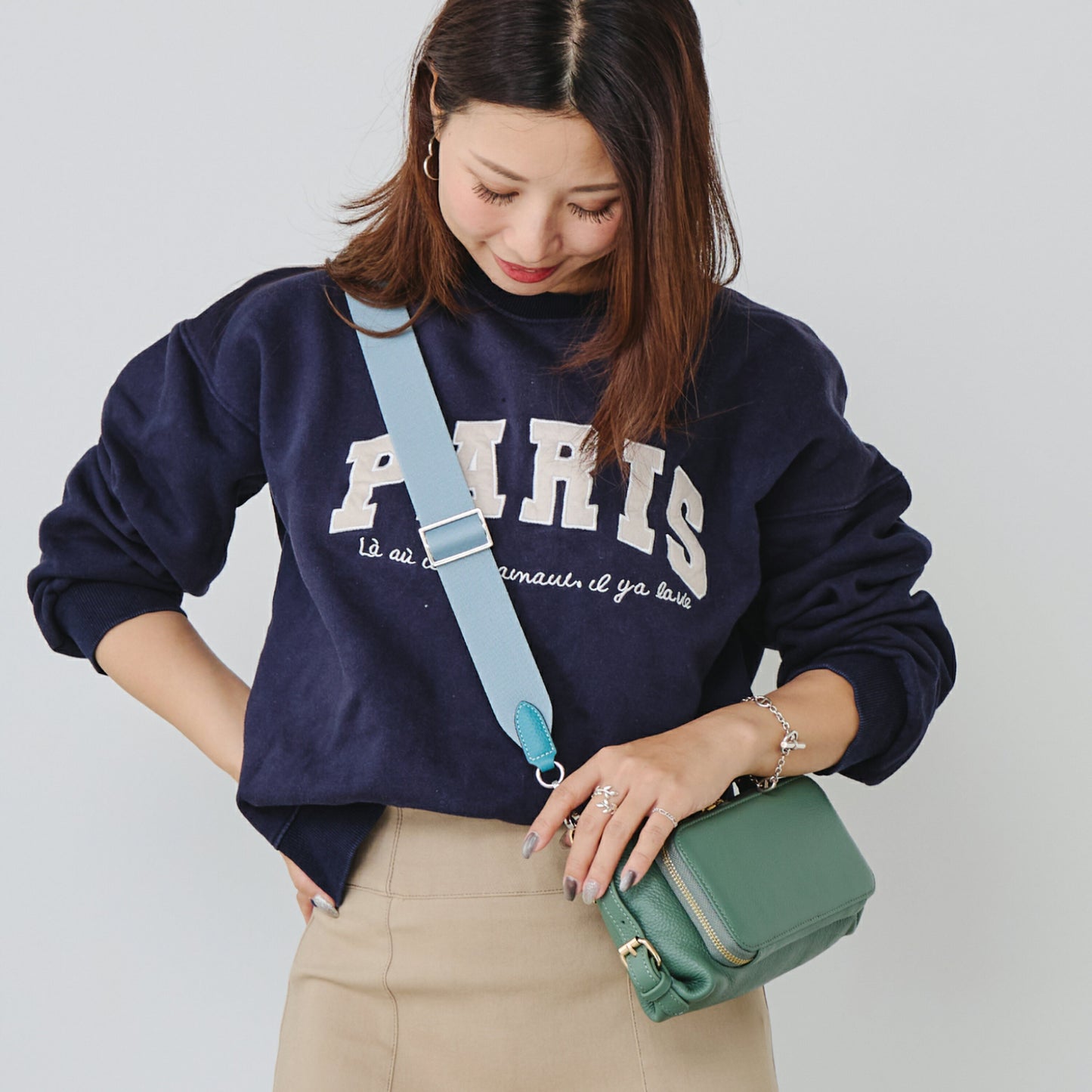 本革 牛革 無地 付け替えショルダーベルト ショルダーストラップ 付替え 単品 SD-003