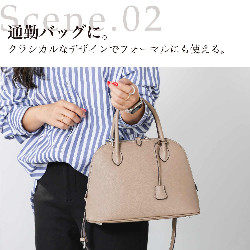 【La Closet】【特典スカーフ付き】Grasse グラースM  上質本革 ショルダーバッグ ハンドバッグ 上質 本革  斜め掛け マイボリードイ ブガッティ 普段使い 入学式 卒業式  贈り物 人気  イマイバッグ かわいい 99-3016