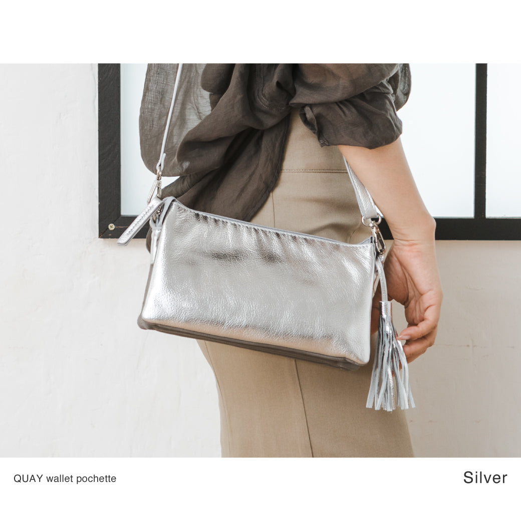 QUAY お財布ショルダー お財布ポシェット 99366 多機能ポシェット