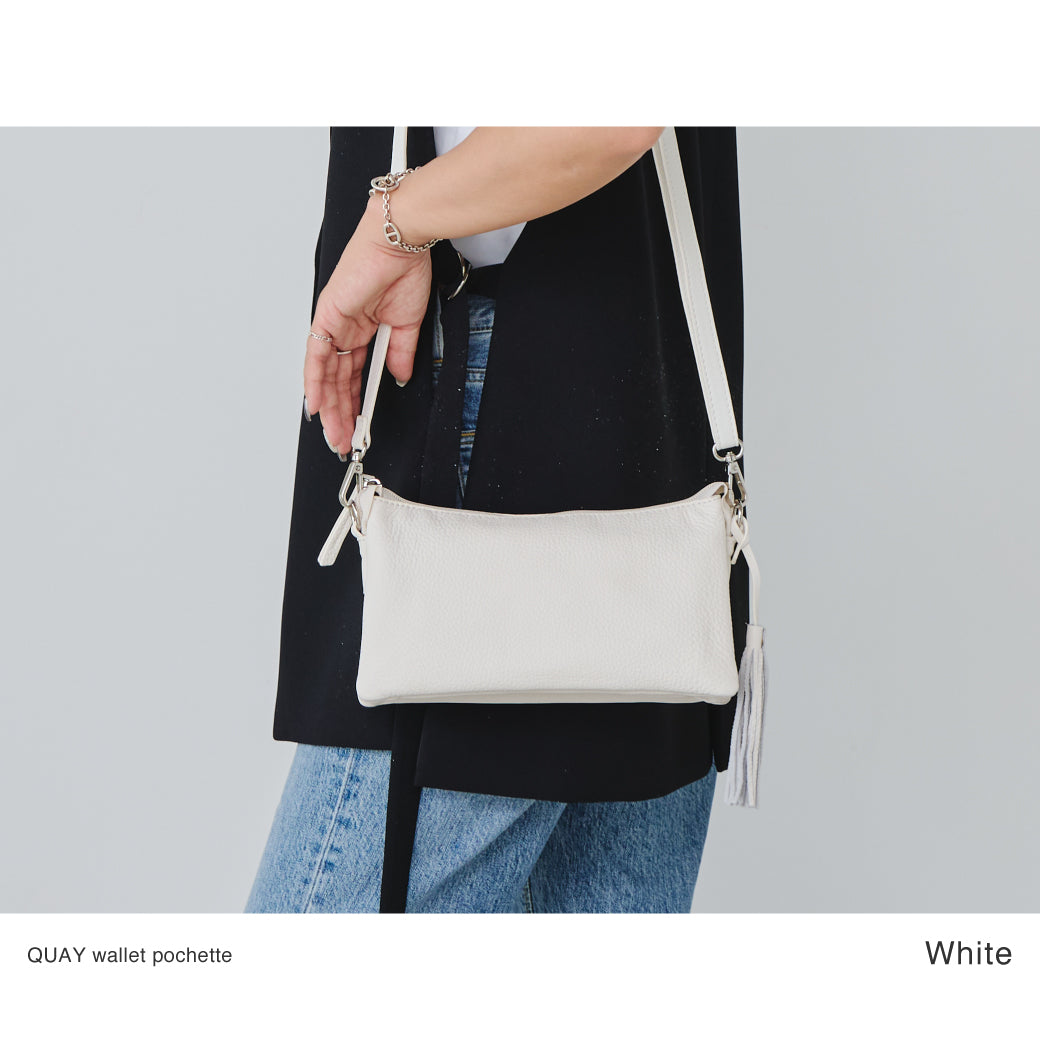 QUAY お財布ショルダー お財布ポシェット 99366 多機能ポシェット