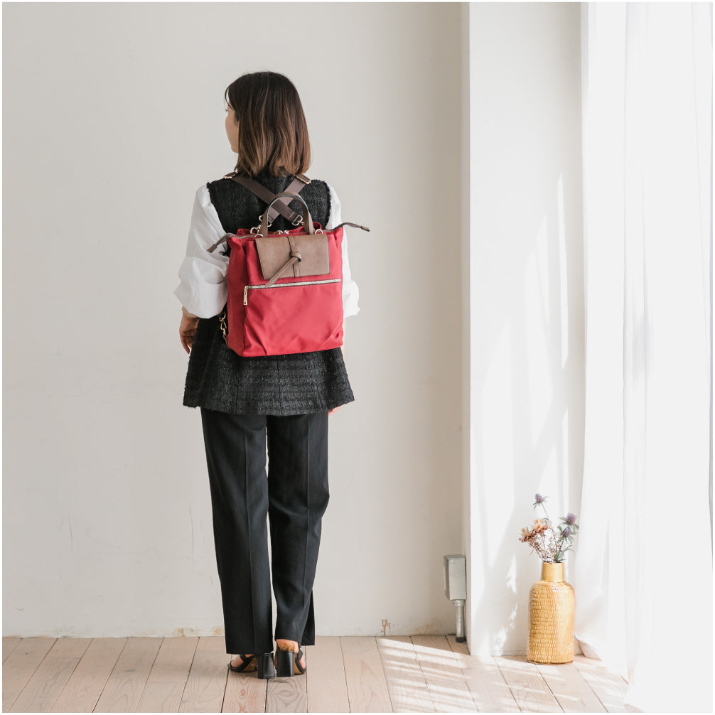 QUAY 3way はっ水ナイロンリュック 99385 イマイバッグ