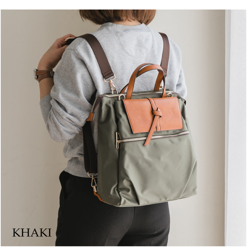 QUAY 3way はっ水ナイロンリュック 99385 イマイバッグ