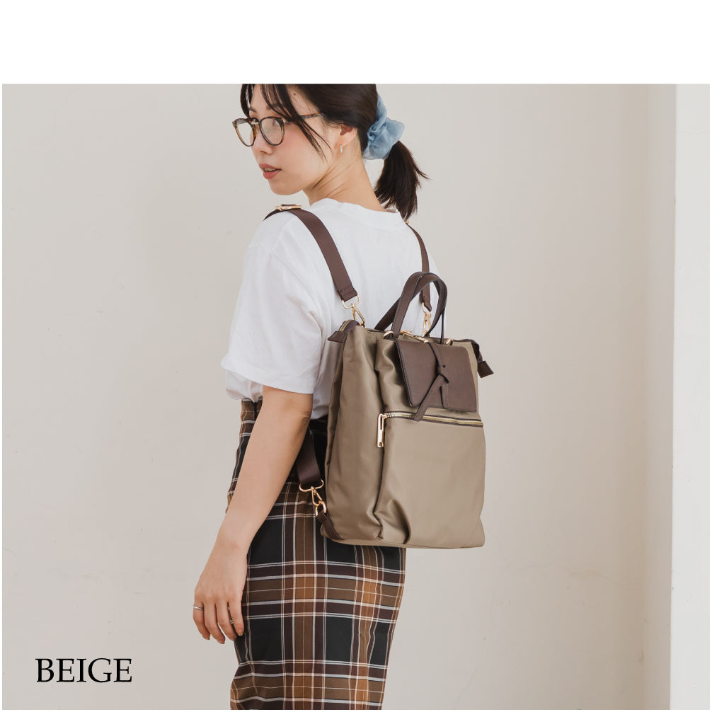 QUAY 3way はっ水ナイロンリュック 99385 イマイバッグ