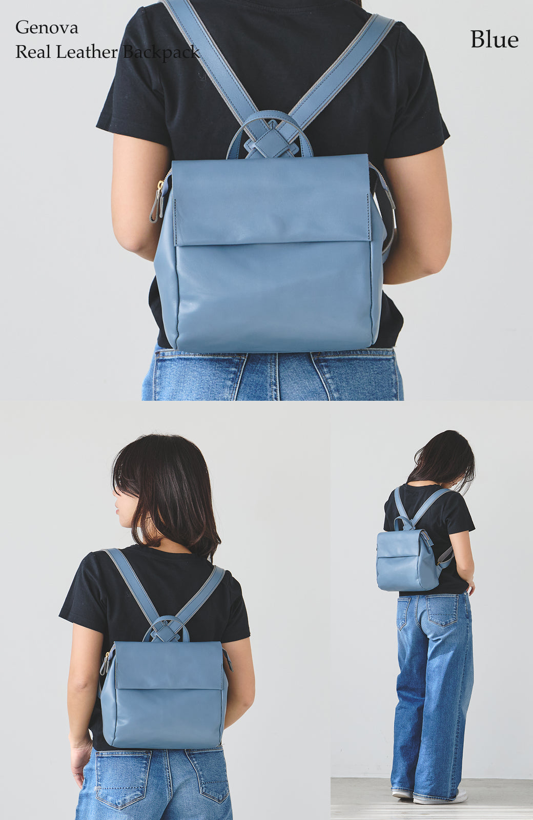 GENOVA 日本製 リュック 本革 2way レザー レディースリュック マザー 通勤 リュックサック 軽量 牛革 シンプル バッグ 大人 本革 B5 A4 レディース 母の日 2817