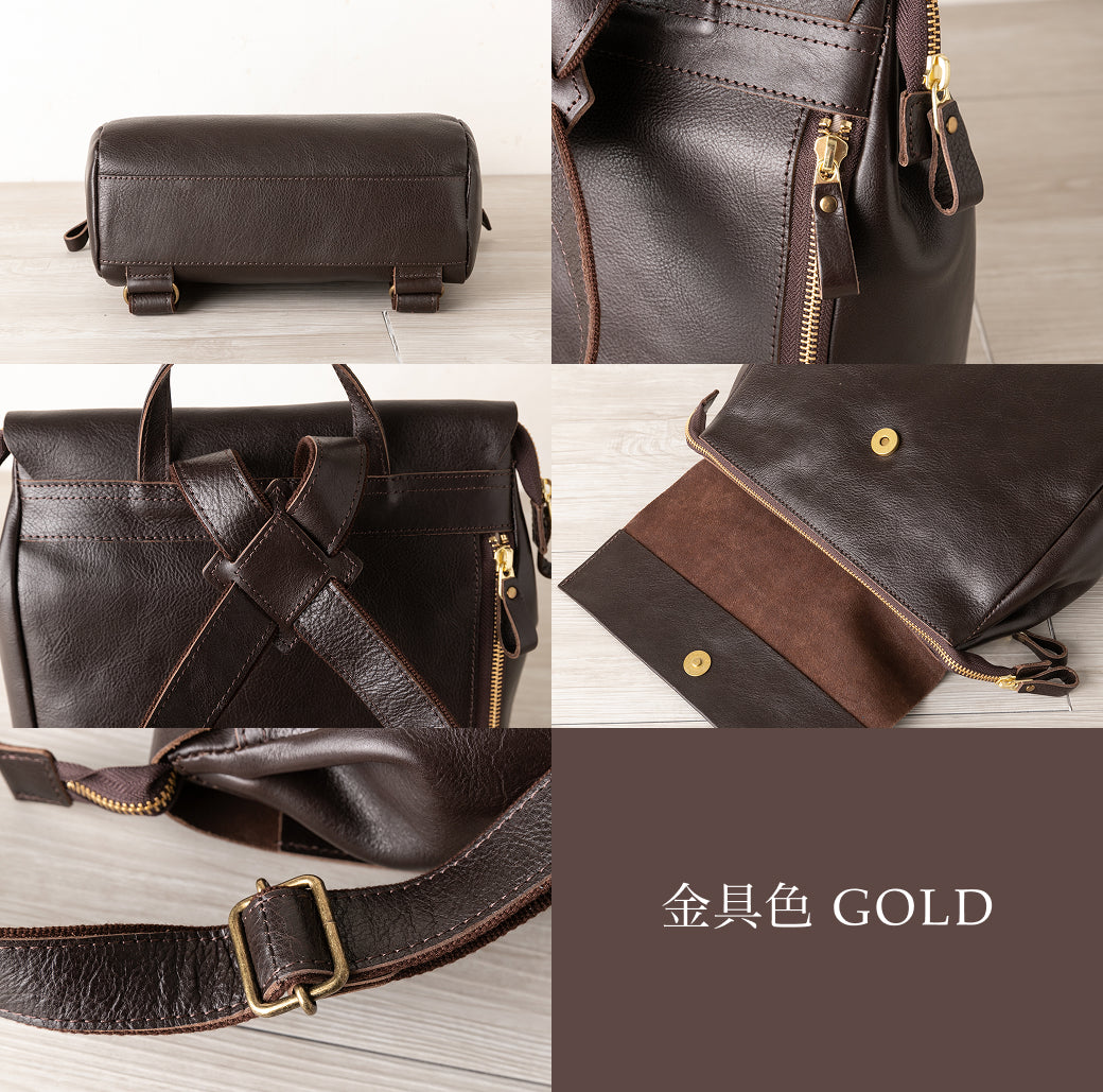 GENOVA 日本製 リュック 本革 2way レザー レディースリュック マザー 通勤 リュックサック 軽量 牛革 シンプル バッグ 大人 本革 B5 A4 レディース 母の日 2817