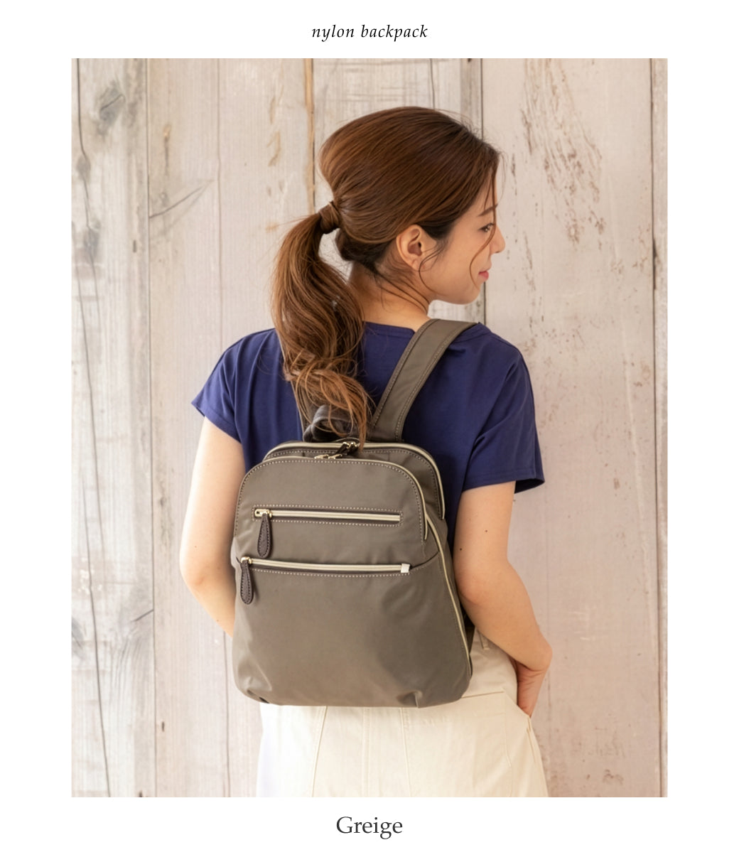 QUAY 軽量 はっ水 ナイロンリュック バックパック imaibag イマイ