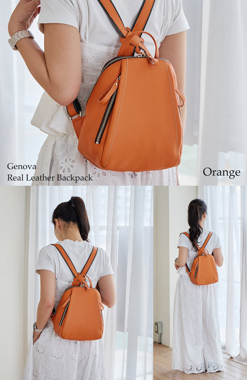 GENOVA ジェノバ 日本製 イタリアンレザー×ナイロンコンパクトリュック ミニバッグ マストロット レザー レディース バッグ バックパック 牛革 カジュアル 軽量 大人シンプル ギフト 贈り物 プレゼント イマイバッグ 母の日　人気　2858