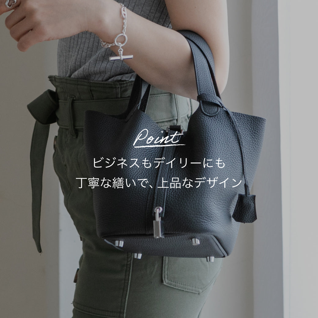 特典スカーフ付き】 ◇シルバー金具◇ RENNES レンヌ キューブバッグ S